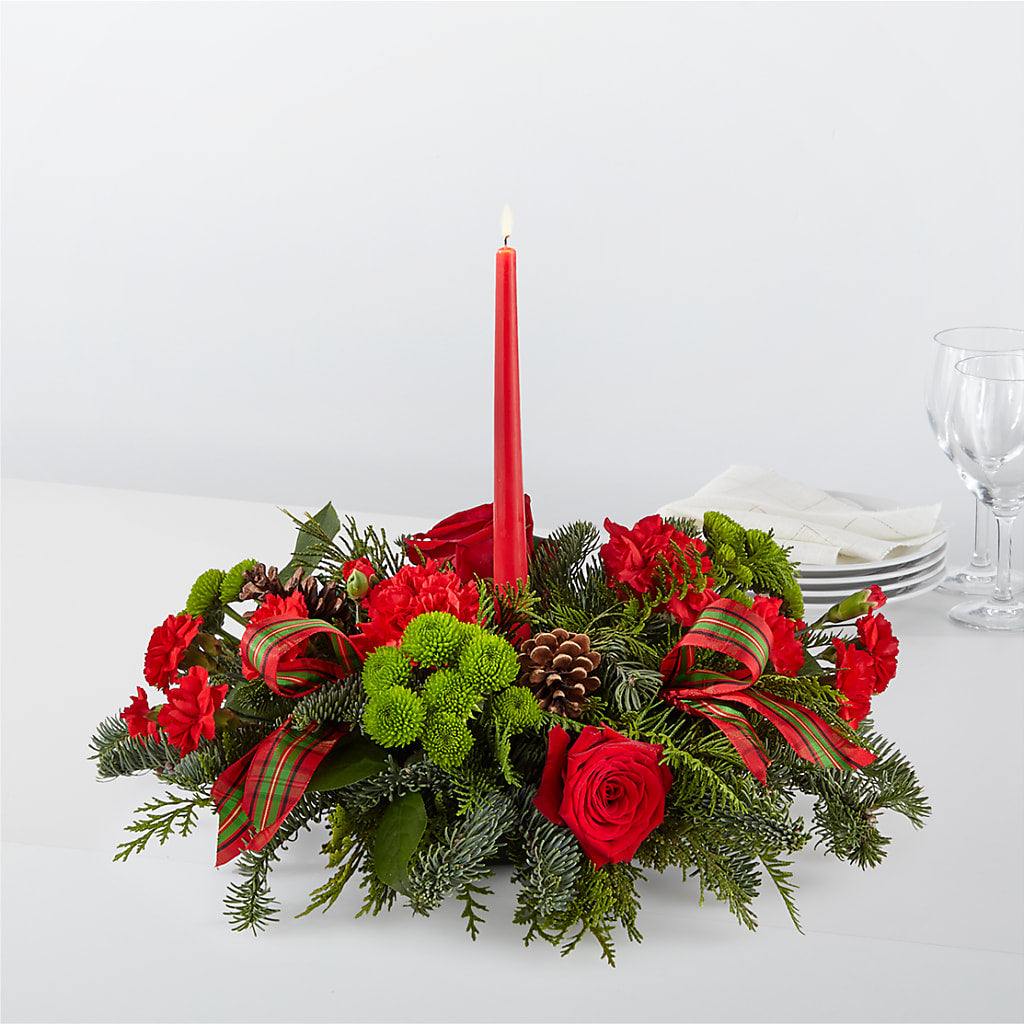 By the Candlelight Centerpiece – Akd Florist, Santa Maria CA