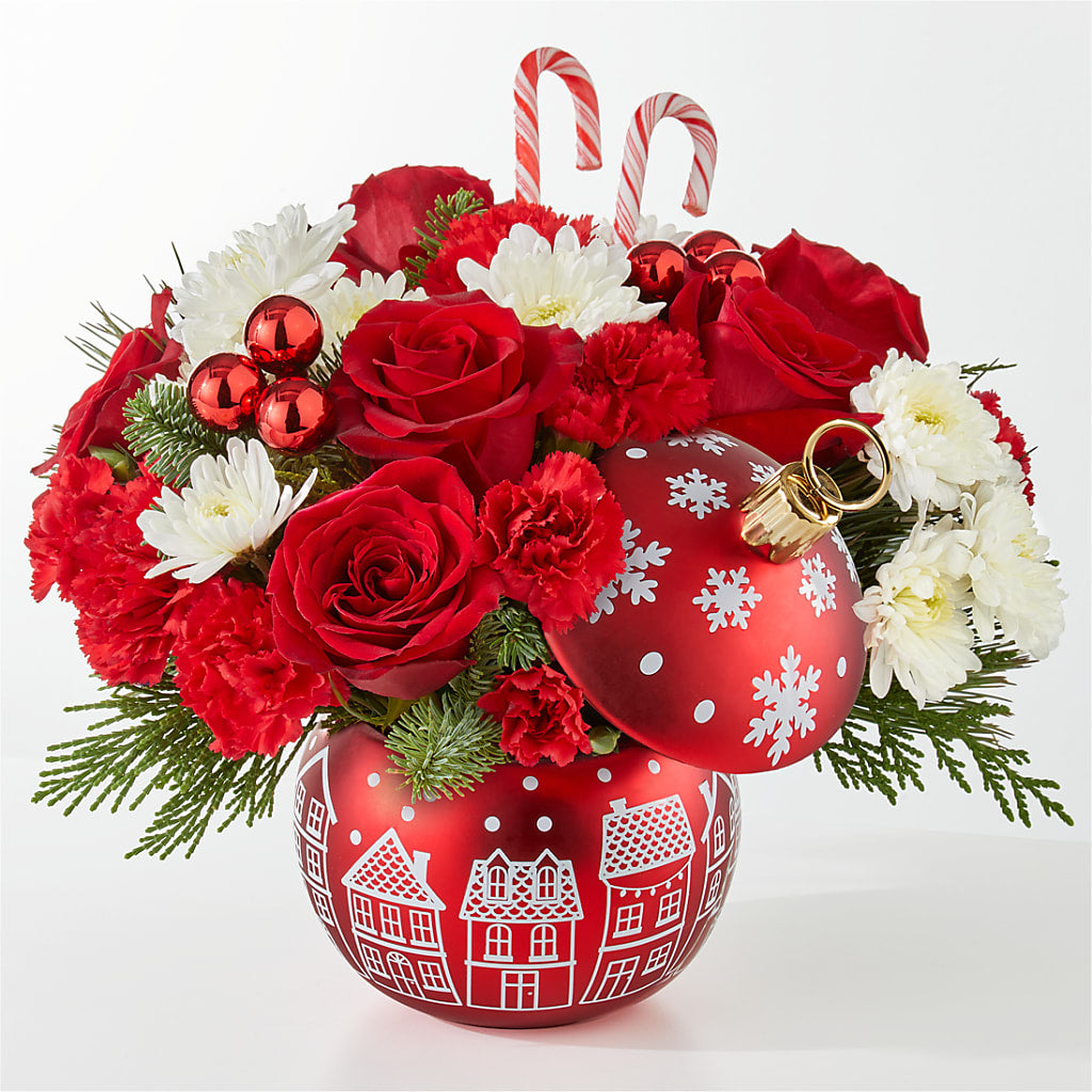 Cheer in the Air Ornament – Akd Florist, Santa Maria CA