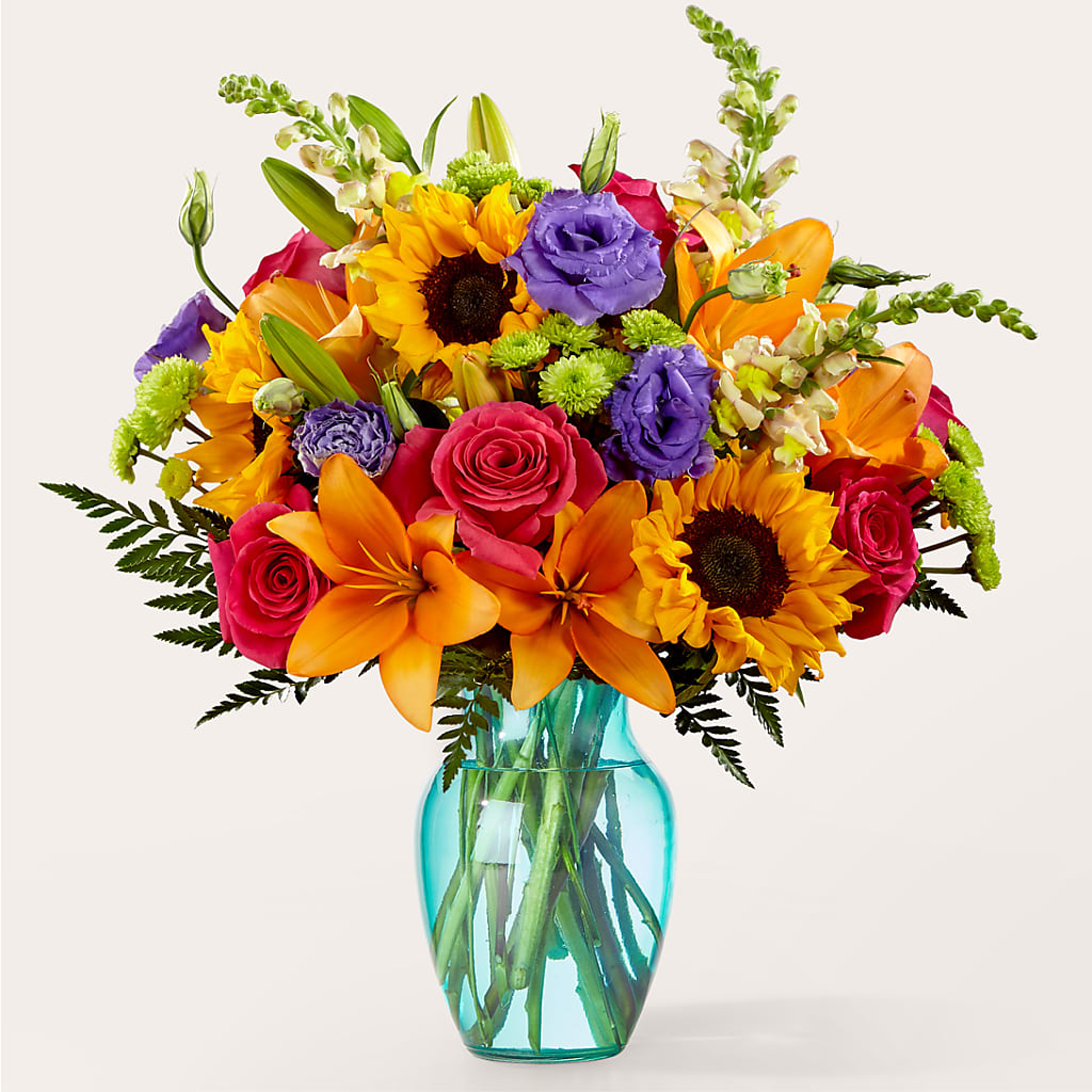 Double Rainbow Bouquet – Akd Florist, Santa Maria CA