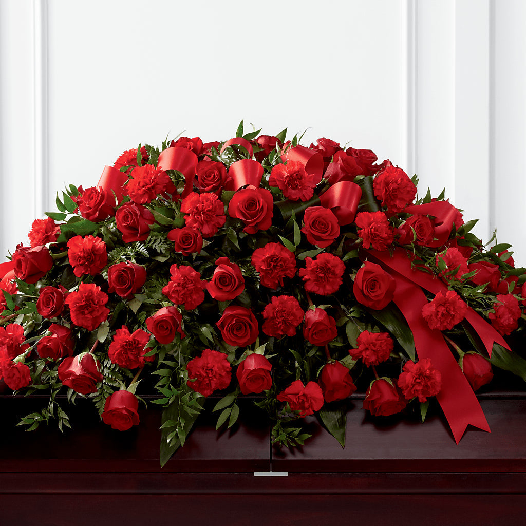 Tribute of Life Casket Spray – Akd Florist, Santa Maria CA