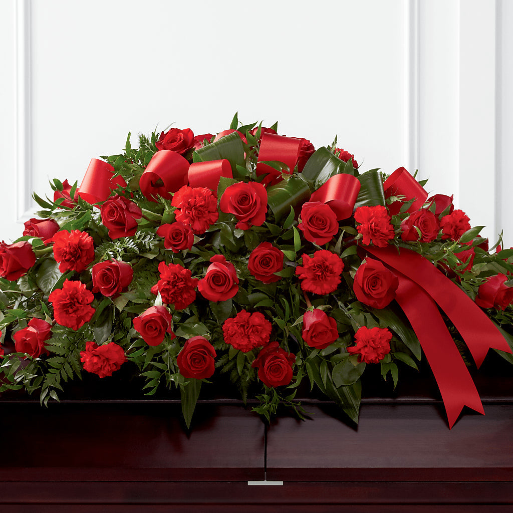 Tribute of Life Casket Spray – Akd Florist, Santa Maria CA