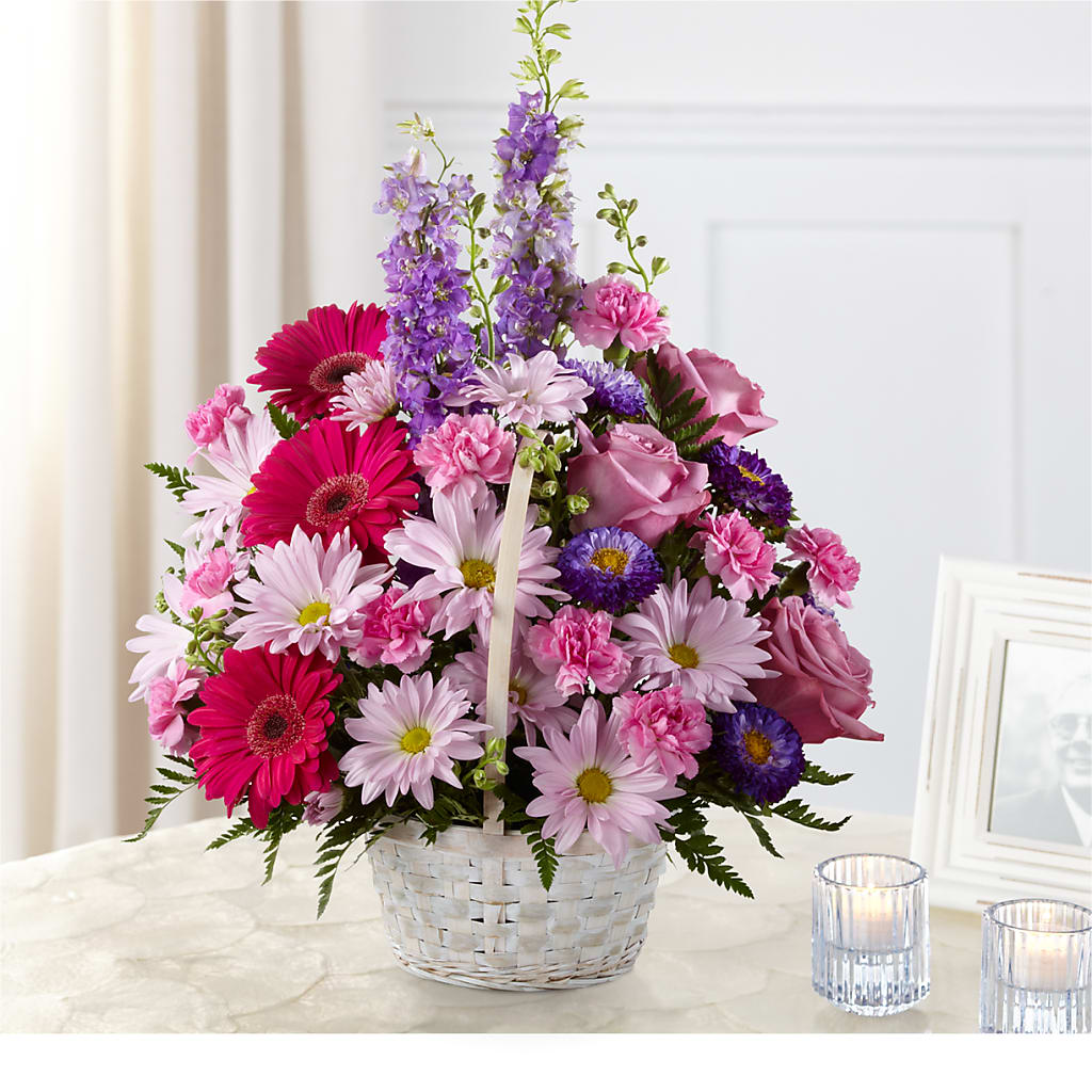 Pastel Peace Basket – Akd Florist, Santa Maria CA