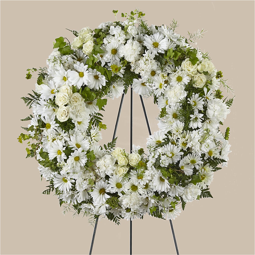 Faithful Wishes Wreath – Akd Florist, Santa Maria CA