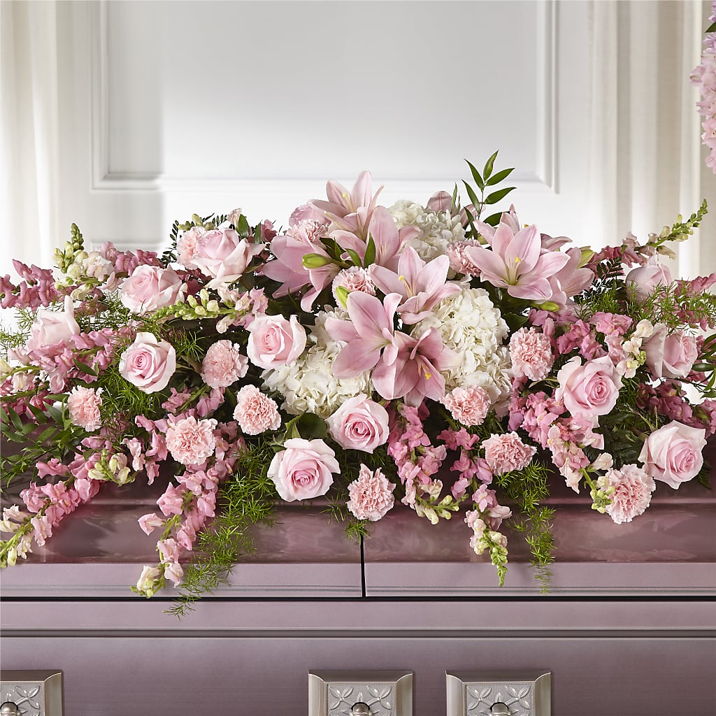 Life & Remembrance Casket Spray – Akd Florist, Santa Maria CA