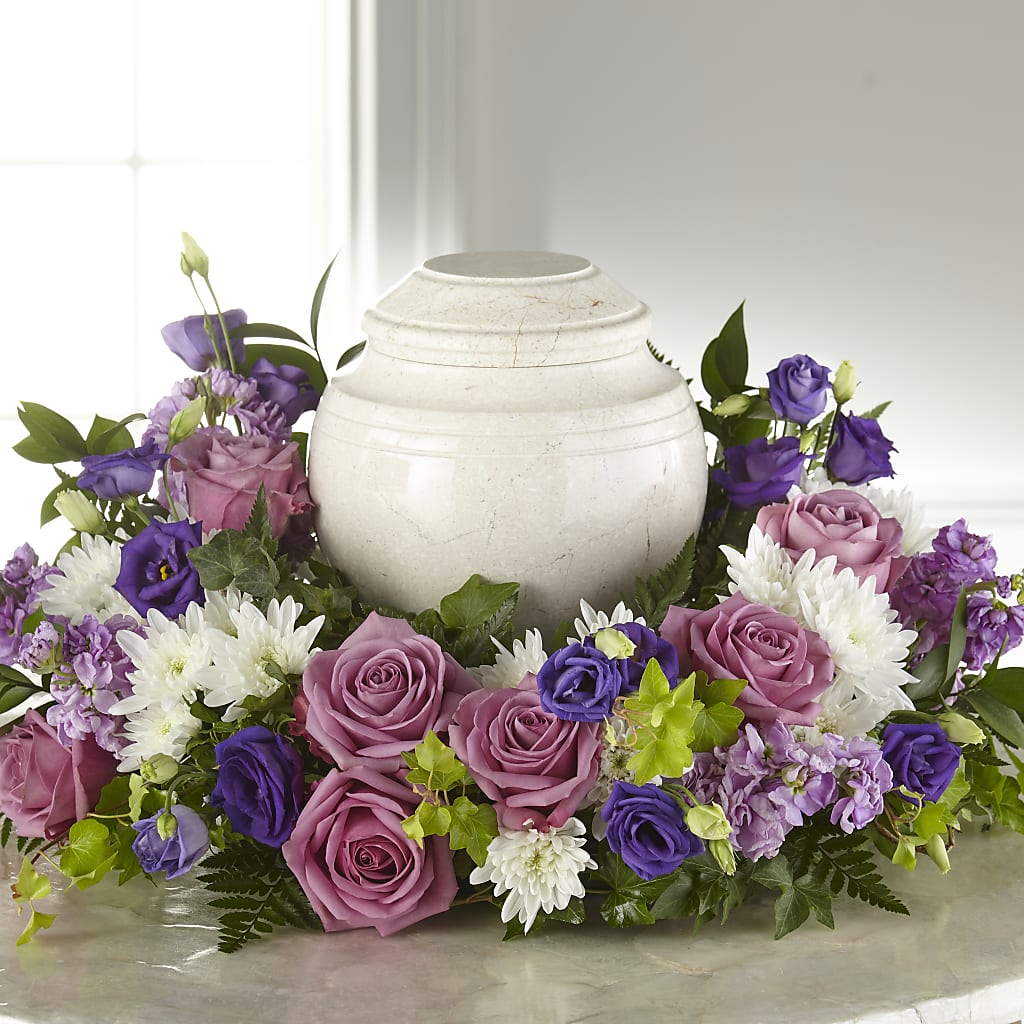 Blooming Sympathy Cremation Adornment – Akd Florist, Santa Maria CA