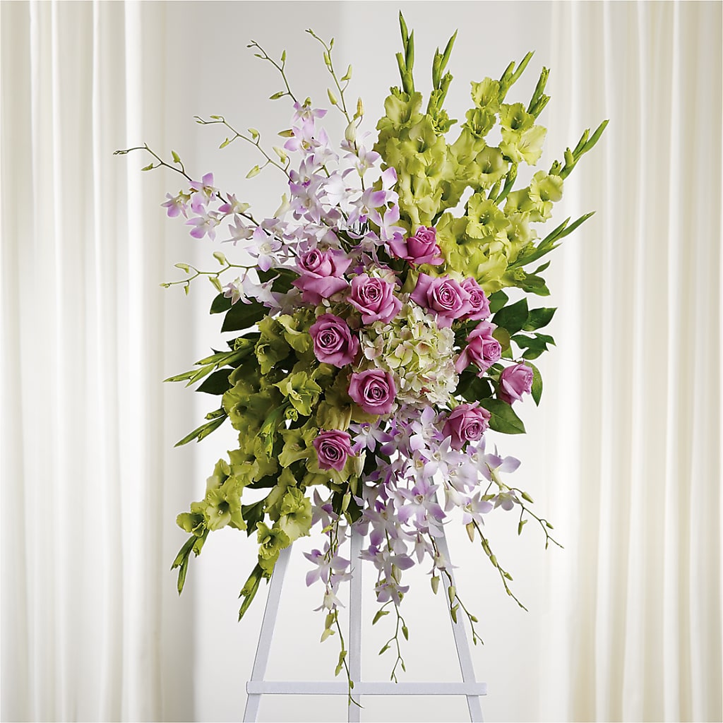 Lasting Legacy Standing Spray – Akd Florist, Santa Maria CA