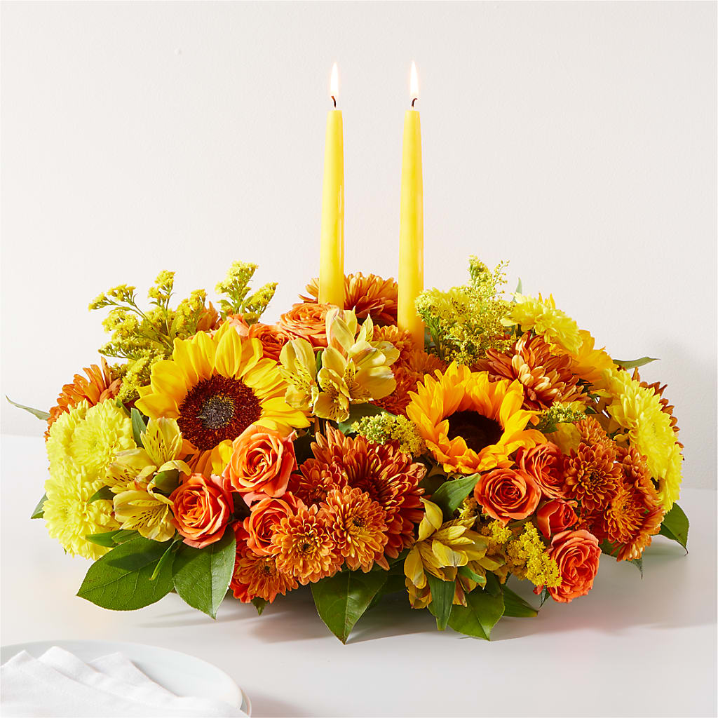 Autumn Harmony Centerpiece – Akd Florist, Santa Maria CA