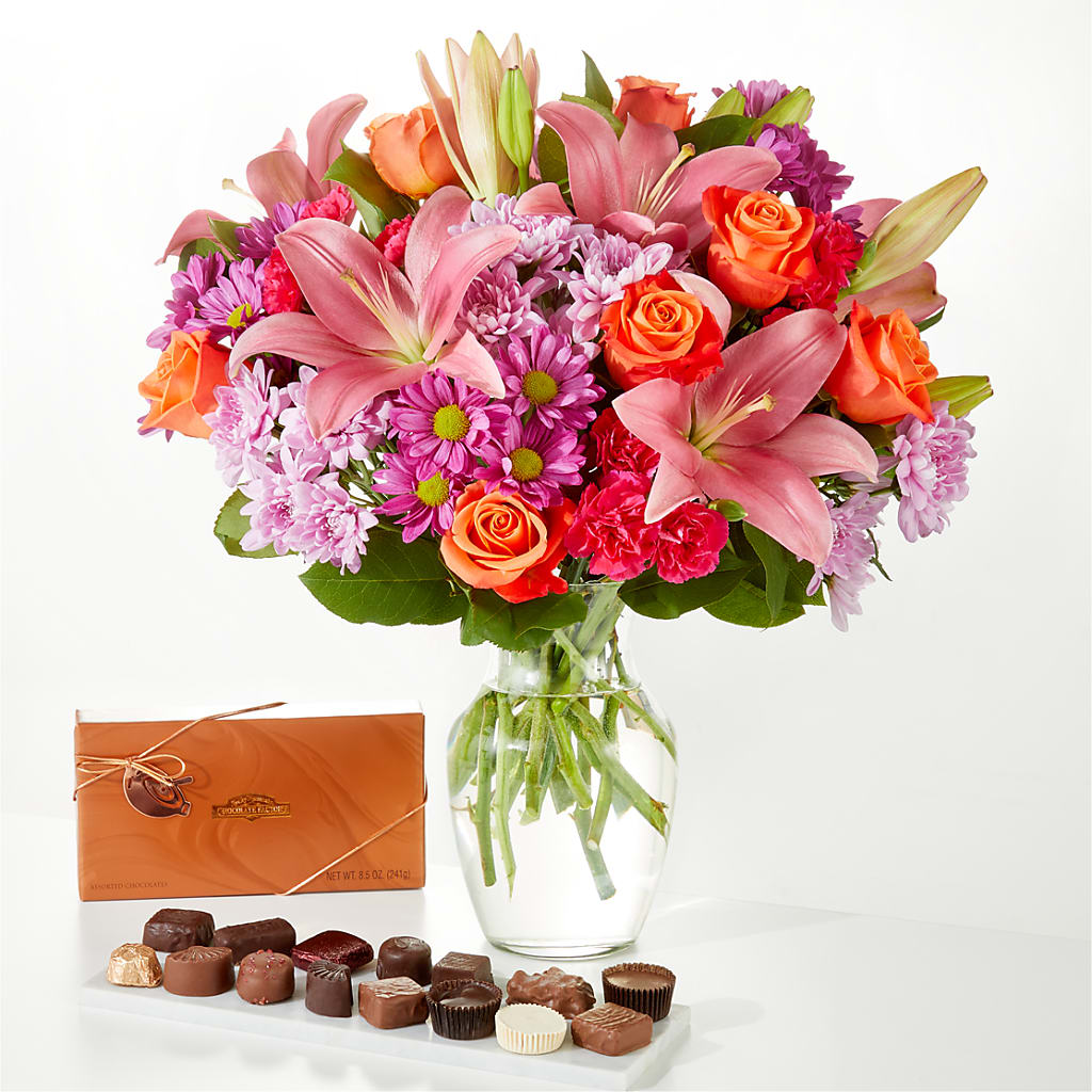 One and Only Bouquet and Chocolate Bundle – Akd Florist, Santa Maria CA