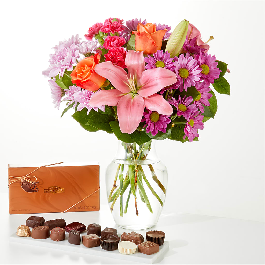 One and Only Bouquet and Chocolate Bundle – Akd Florist, Santa Maria CA