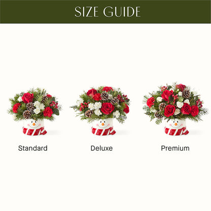 Jolly Snowman Bouquet –  Akd Florist, Santa Maria CA