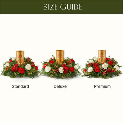 December Dreams Centerpiece –  Akd Florist, Santa Maria CA
