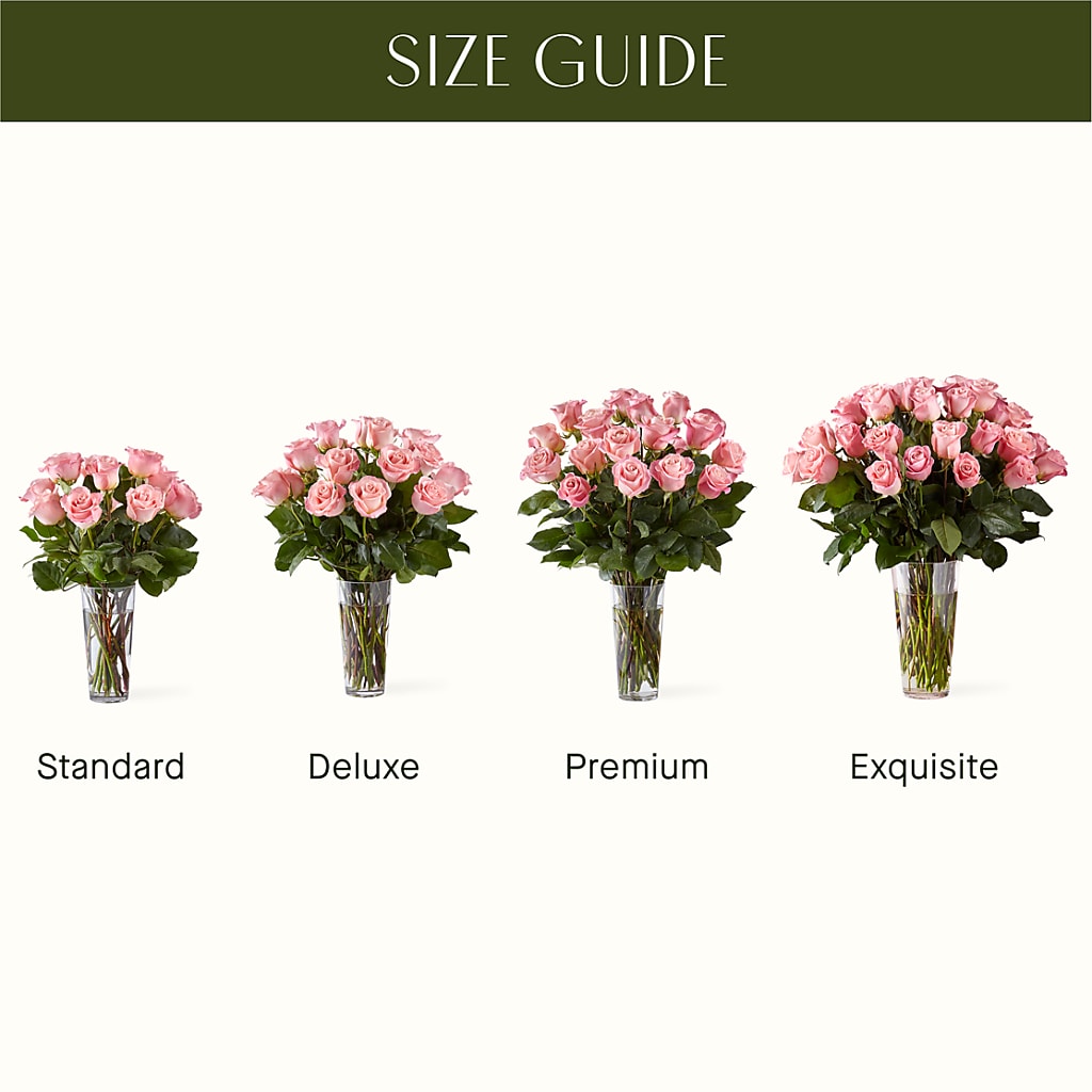 Long Stem Pink Rose Bouquet –  Akd Florist, Santa Maria CA