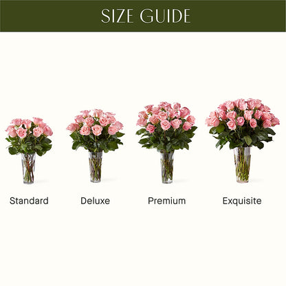 Long Stem Pink Rose Bouquet –  Akd Florist, Santa Maria CA
