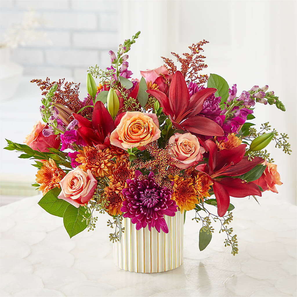 Burgundy Landscape Bouquet –  Akd Florist, Santa Maria CA