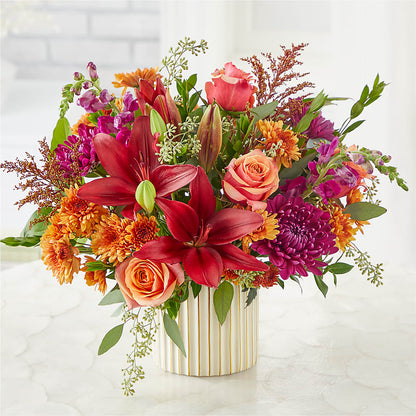 Burgundy Landscape Bouquet –  Akd Florist, Santa Maria CA