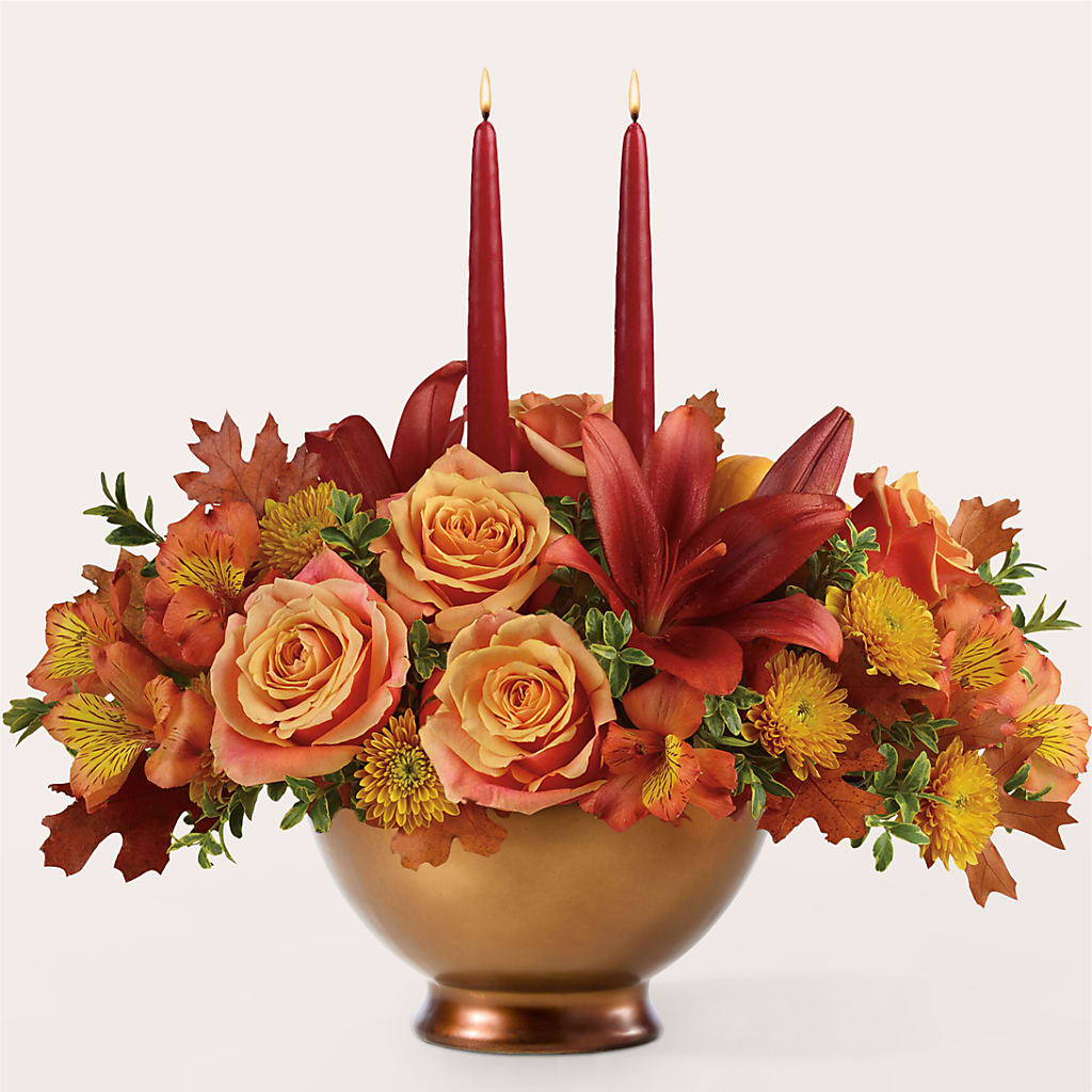 Harvest Table Centerpiece –  Akd Florist, Santa Maria CA