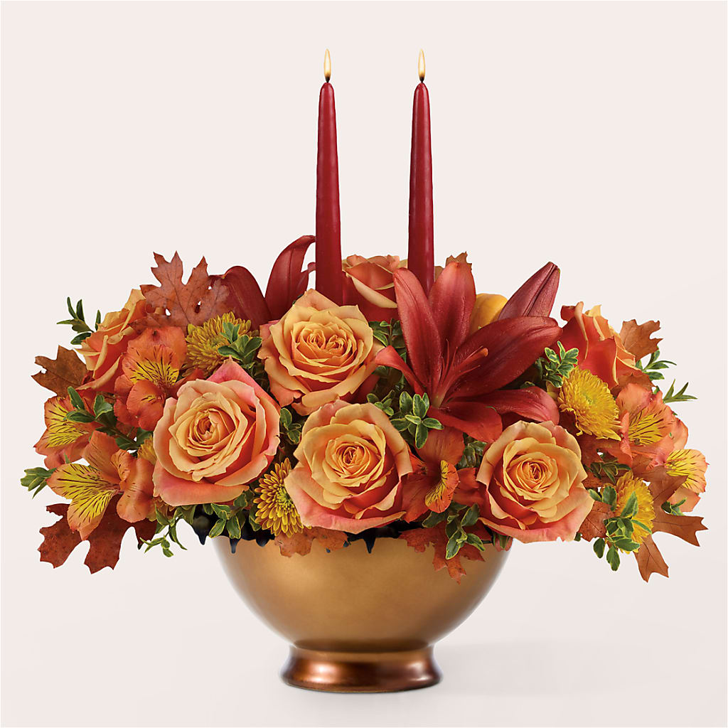 Harvest Table Centerpiece –  Akd Florist, Santa Maria CA