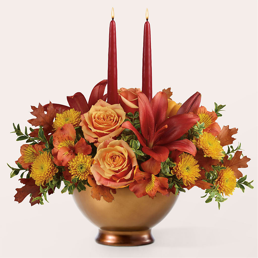 Harvest Table Centerpiece –  Akd Florist, Santa Maria CA