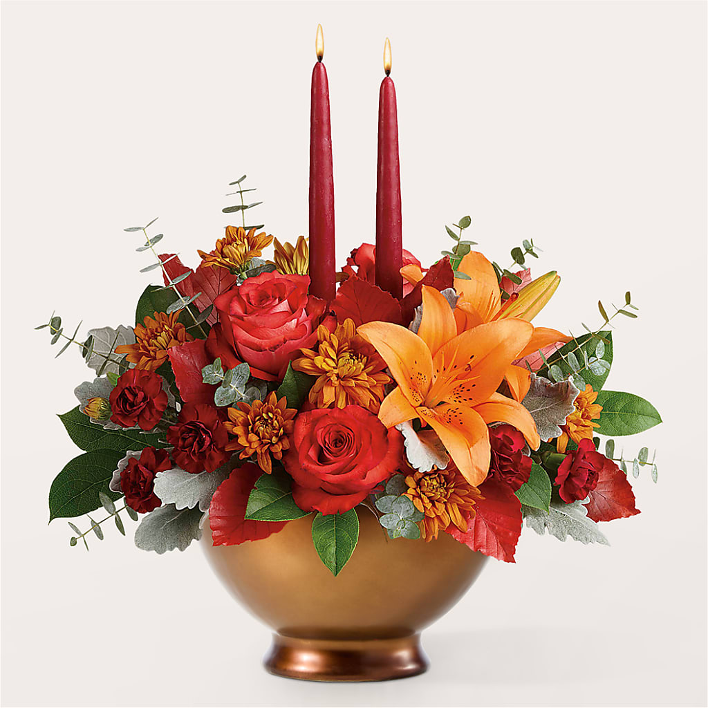 Fruits of Fall Centerpiece –  Akd Florist, Santa Maria CA