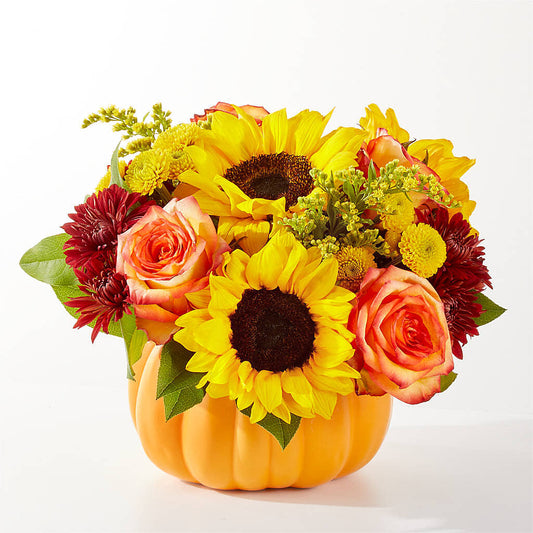 Golden Gourd Pumpkin Bouquet –  Akd Florist, Santa Maria CA