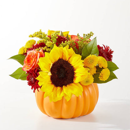 Golden Gourd Pumpkin Bouquet –  Akd Florist, Santa Maria CA