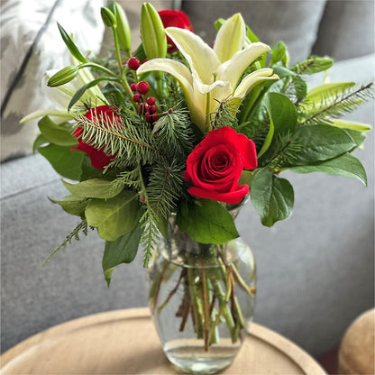 Sparkling Snowflakes Bouquet –  Akd Florist, Santa Maria CA
