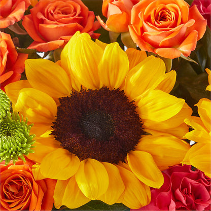 Sun-drenched Blooms Box Bouquet –  Akd Florist, Santa Maria CA
