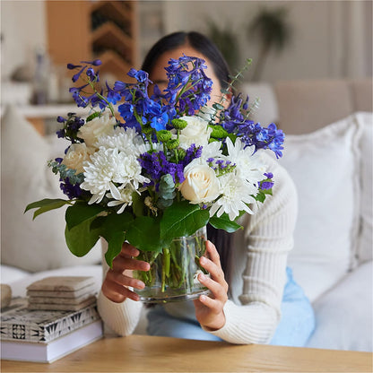 Cerulean Waves Bouquet –  Akd Florist, Santa Maria CA