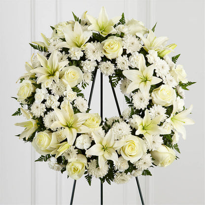 Treasured Tribute Wreath –  Akd Florist, Santa Maria CA