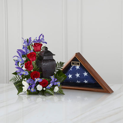 Patriotic Tribute Arrangement –  Akd Florist, Santa Maria CA