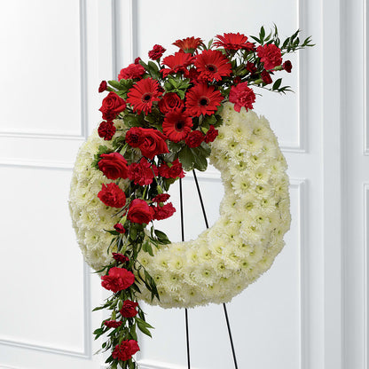 Graceful Tribute Wreath –  Akd Florist, Santa Maria CA