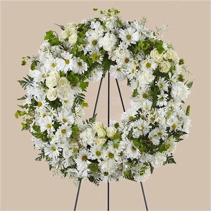 Faithful Wishes Wreath –  Akd Florist, Santa Maria CA