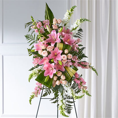 Elegant Embrace Standing Spray –  Akd Florist, Santa Maria CA