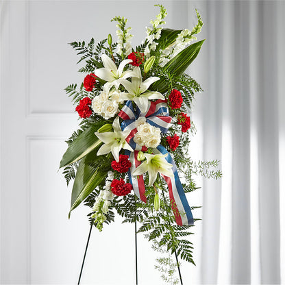 Stars of Life Standing Spray –  Akd Florist, Santa Maria CA