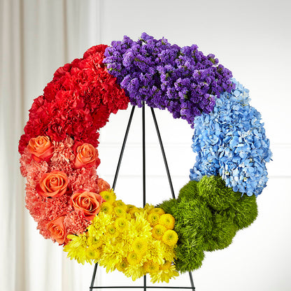 Circle of Love Wreath –  Akd Florist, Santa Maria CA