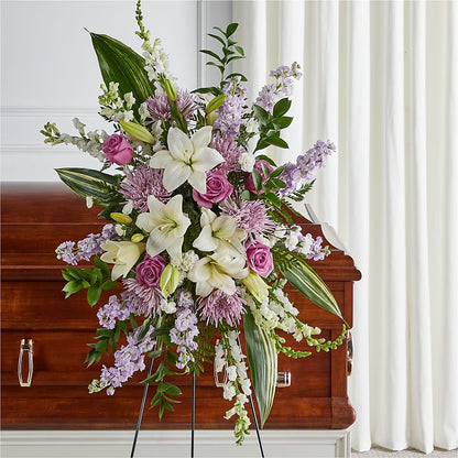 Grateful Hearts Standing Spray –  Akd Florist, Santa Maria CA