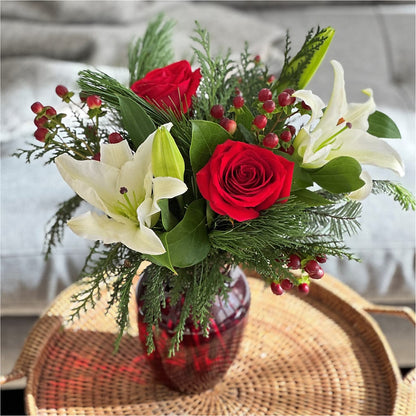 Evergreen Delight Bouquet –  Akd Florist, Santa Maria CA