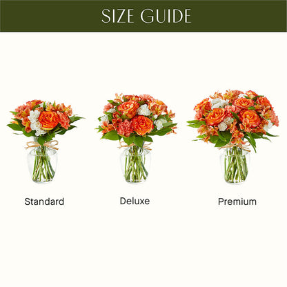 Apricot Glow Bouquet –  Akd Florist, Santa Maria CA