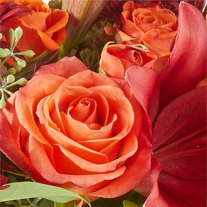 Crimson Leaves Bouquet –  Akd Florist, Santa Maria CA