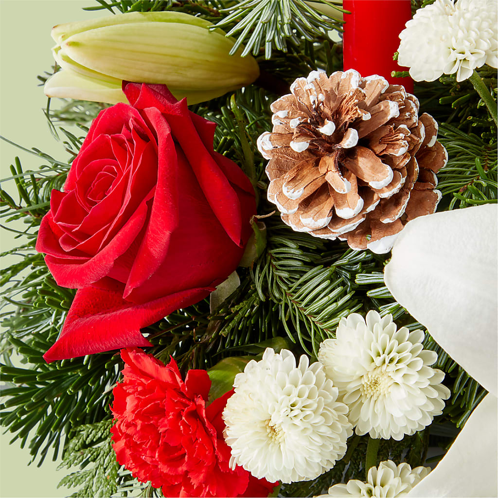 Seasonal Festivities Centerpiece –  Akd Florist, Santa Maria CA