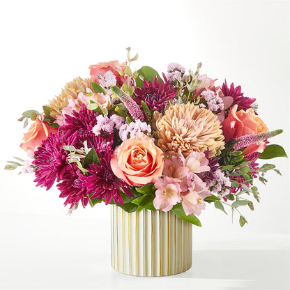 Berry Cobbler Bouquet with Ivory Vase –  Akd Florist, Santa Maria CA