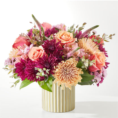 Berry Cobbler Bouquet with Ivory Vase –  Akd Florist, Santa Maria CA