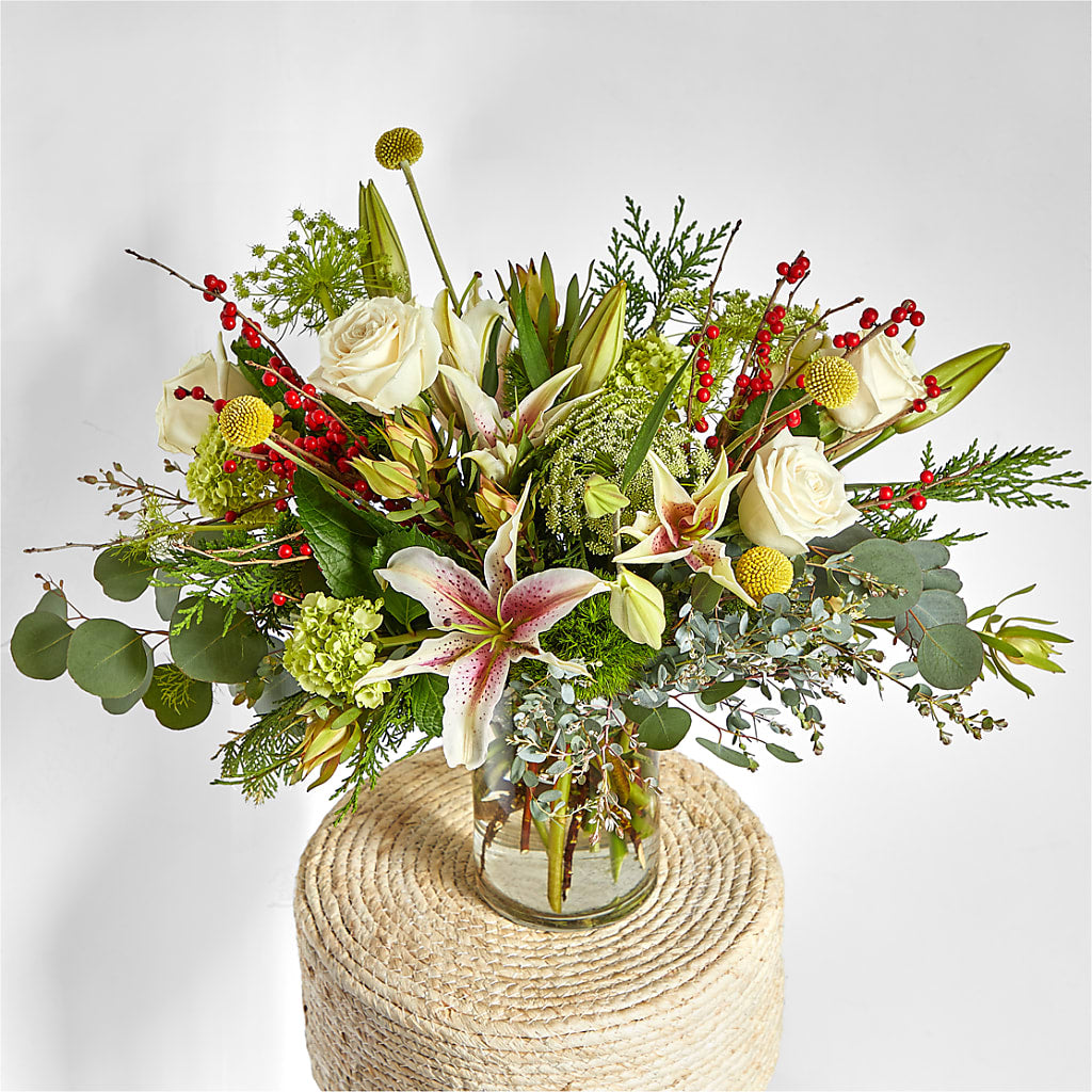 Berry & Bright Bouquet –  Akd Florist, Santa Maria CA