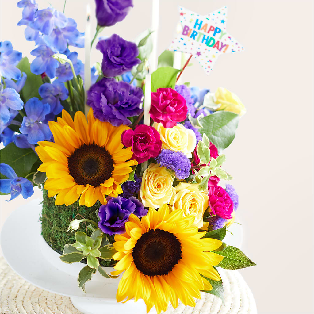 Star of the Day Floral Cake –  Akd Florist, Santa Maria CA