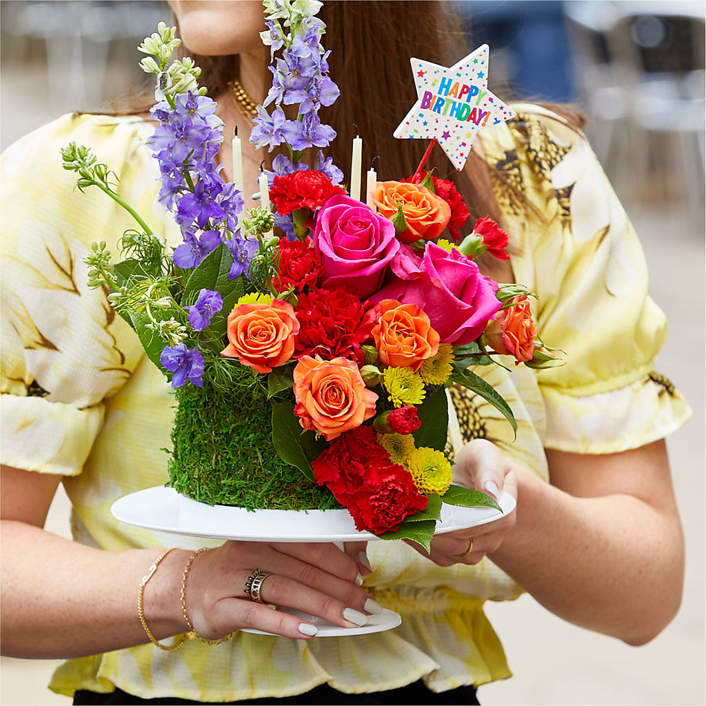 Best Year Yet Floral Cake –  Akd Florist, Santa Maria CA