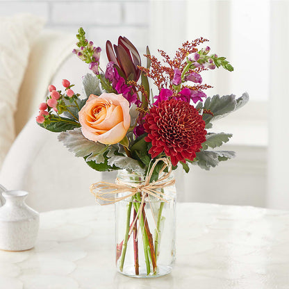 Moody Hues Bouquet –  Akd Florist, Santa Maria CA