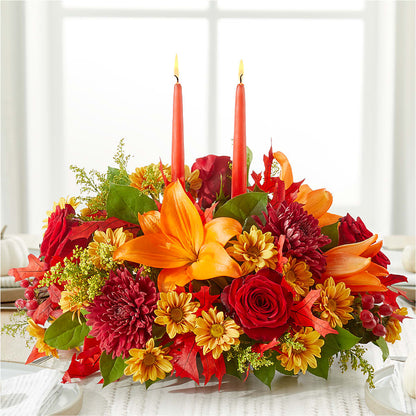 Autumn's Embrace Centerpiece –  Akd Florist, Santa Maria CA