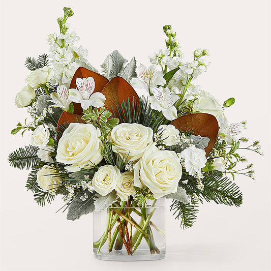 Fresh Snowfall Bouquet –  Akd Florist, Santa Maria CA