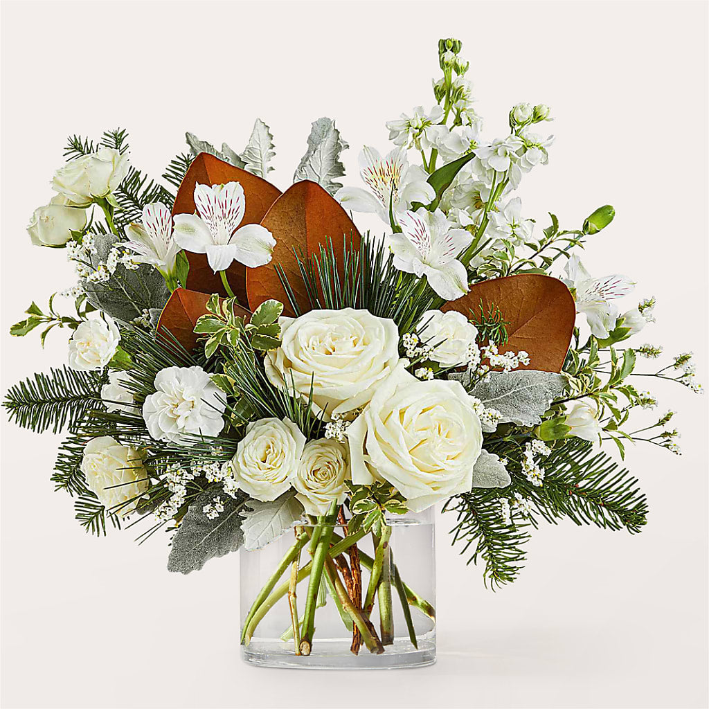 Fresh Snowfall Bouquet –  Akd Florist, Santa Maria CA