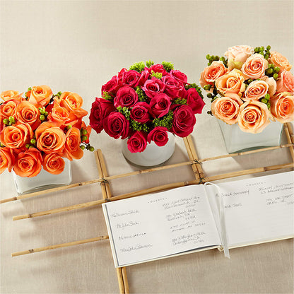 Dawn Rose Centerpiece –  Akd Florist, Santa Maria CA